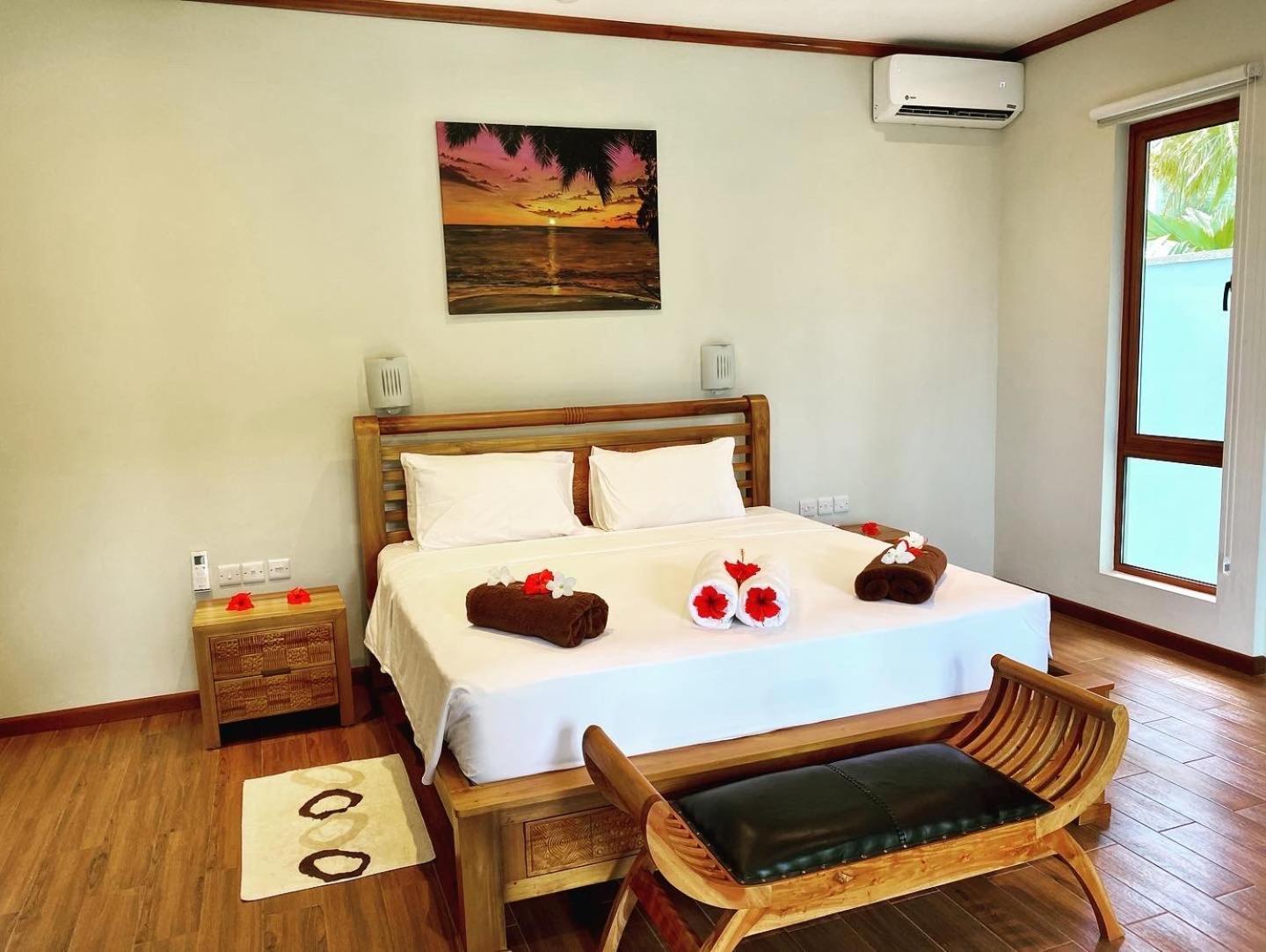 Anse Soleil Beachcomber Hotel And Self Catering Baie Lazare  객실 사진